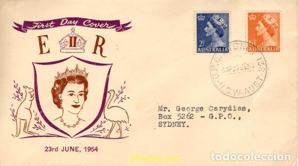 Sellos: 789635 MNH AUSTRALIA 1953 REINA ISABEL II