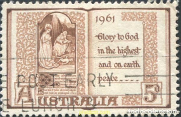 Sellos: 789650 USED AUSTRALIA 1961 NAVIDAD