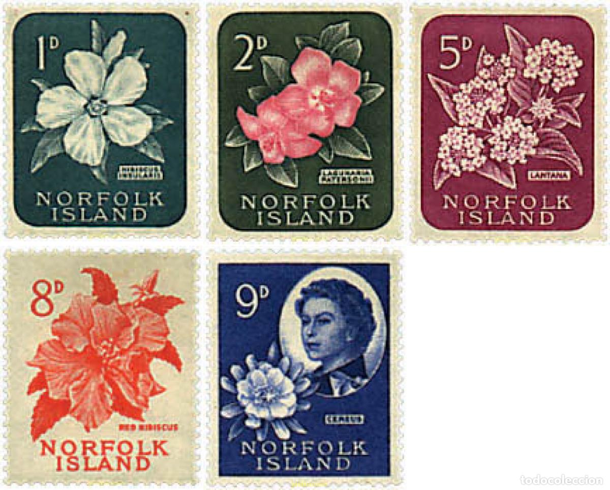 Sellos: 212570 MNH NORFOLK 1960 MOTIVOS VARIOS