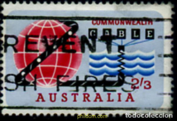 Sellos: 246441 USED AUSTRALIA 1963 INAGURACION DEL CABLE TRANSOCEANICO &rdquo;COMPAC&rdquo;
