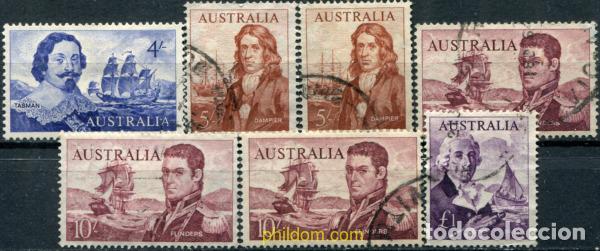 Sellos: 789666 USED AUSTRALIA 1963 NAVEGANTES