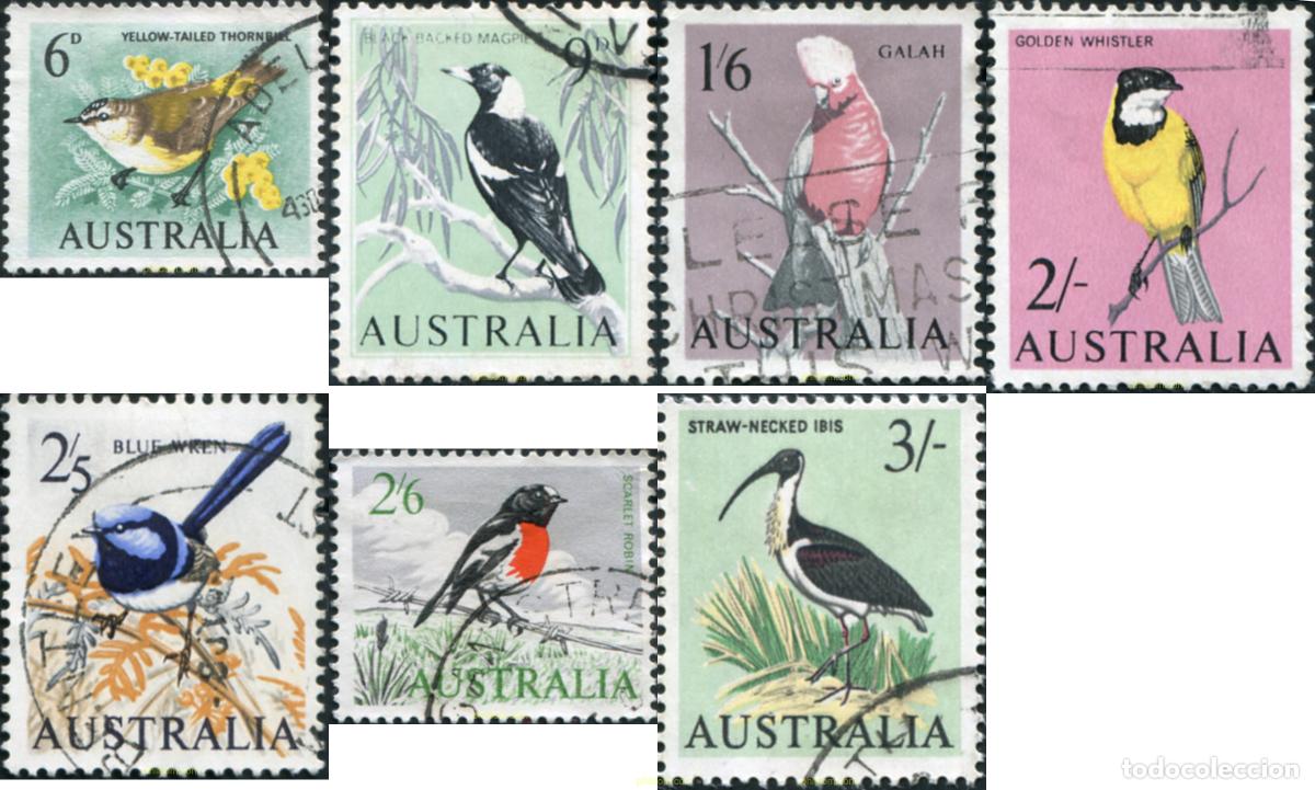Sellos: 789669 USED AUSTRALIA 1964 AVES