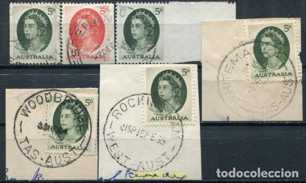 Sellos: 789668 USED AUSTRALIA 1963 SERIE BASICA