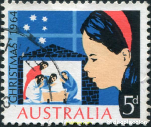 Sellos: 789672 USED AUSTRALIA 1964 NAVIDAD