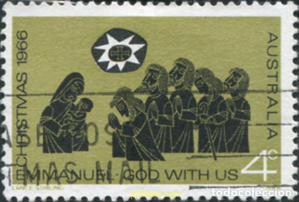 Sellos: 789674 USED AUSTRALIA 1966 NAVIDAD