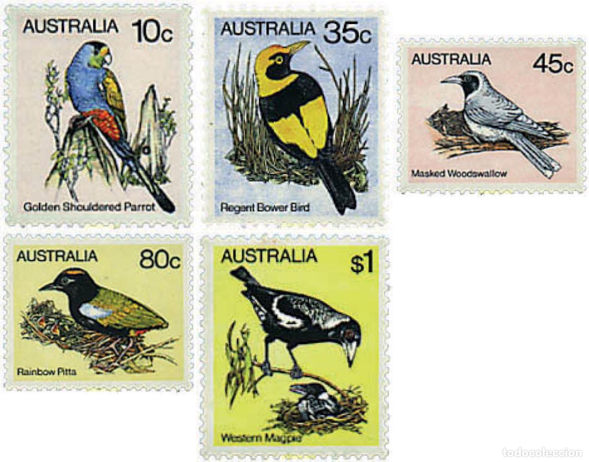 Sellos: 42988 MNH AUSTRALIA 1980 PAJAROS EN SUS NIDOS