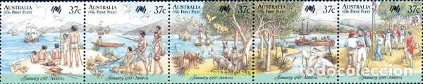Sellos: 159505 MNH AUSTRALIA 1988 BICENTENARIO DE LA IMPLANTACION DE LOS PRIMEROS COLONOS