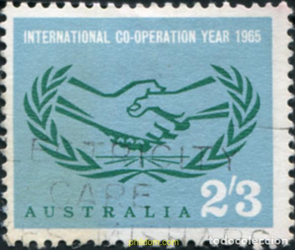 Sellos: 789682 USED AUSTRALIA 1965 20 ANIVERSARIO DE LAS NACIONES UNIDAS