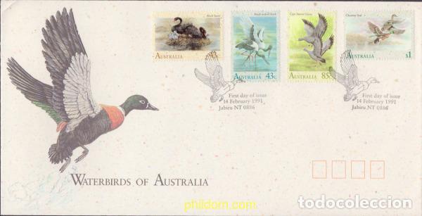 Sellos: 397330 MNH AUSTRALIA 1991 AVES ACUATICAS AUSTRALIANAS