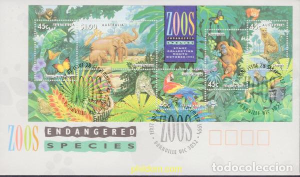 Sellos: 397767 MNH AUSTRALIA 1994 ESPECIES EN PELIGRO