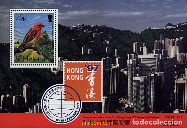 Sellos: 36970 MNH SANTA ELENA 1997 HONG KONG 97. EXPOSICION FILATELICA INTERNACIONAL