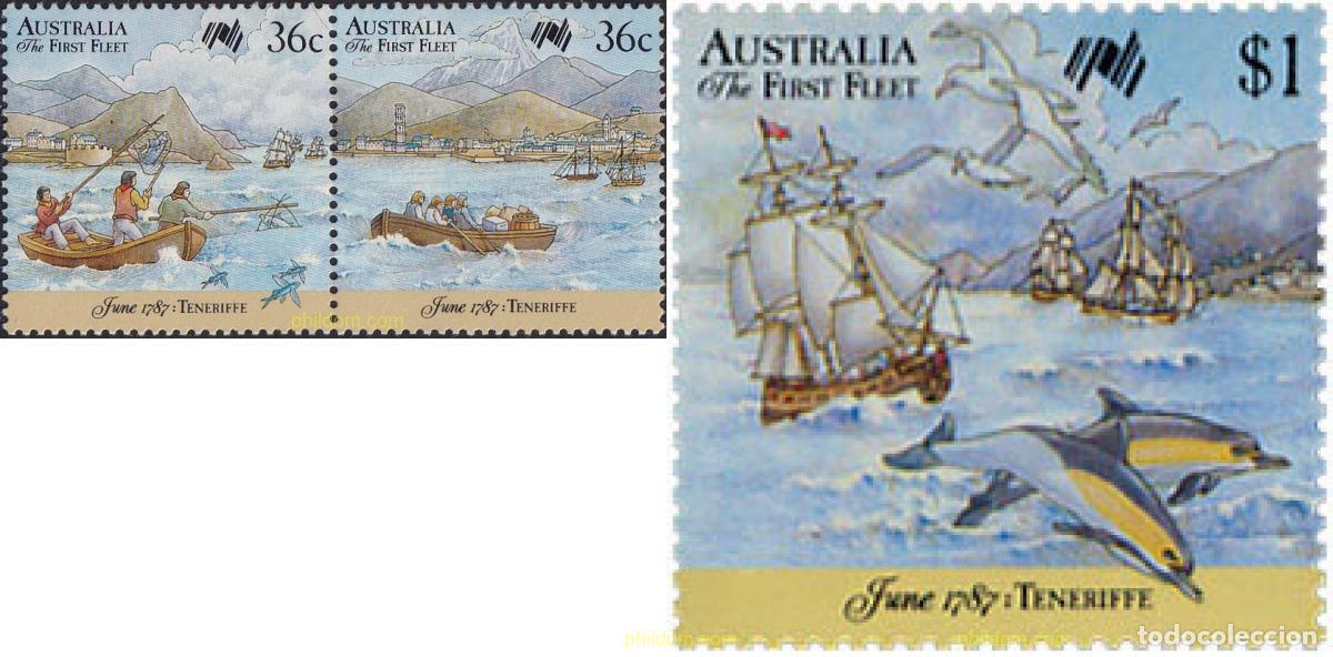Sellos: 147547 MNH AUSTRALIA 1987 BICENTENARIO DE LA IMPLANTACION DE LOS PRIMEROS COLONOS EN AUSTRALIA