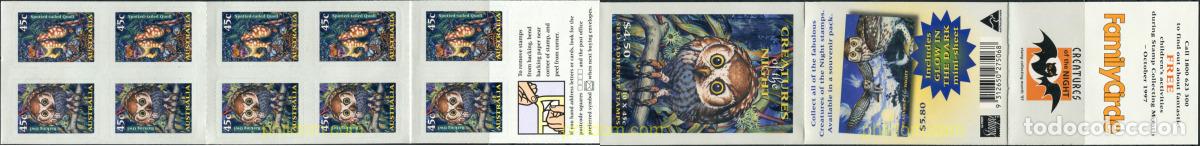 Sellos: 3366 MNH AUSTRALIA 1997 FAUNA AUSTRALIANA