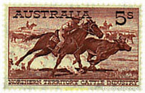 Sellos: 285826 HINGED AUSTRALIA 1961 SERIE BASICA