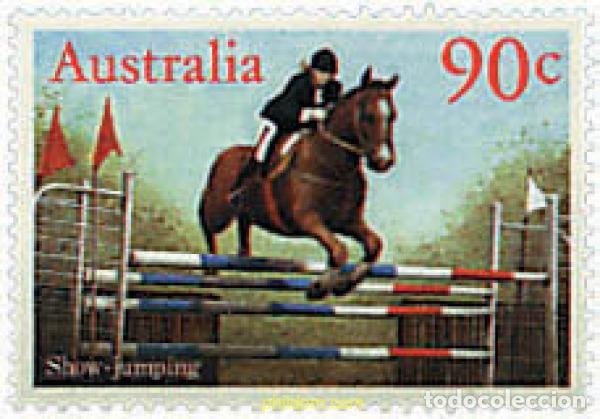 Sellos: 246447 HINGED AUSTRALIA 1986 CABALLOS Y JINETES