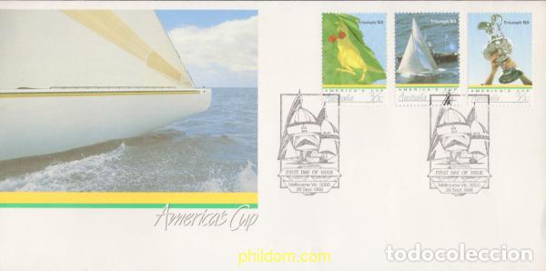 Sellos: 401840 MNH AUSTRALIA 1986 COPA DEL MUNDO DE VELA.