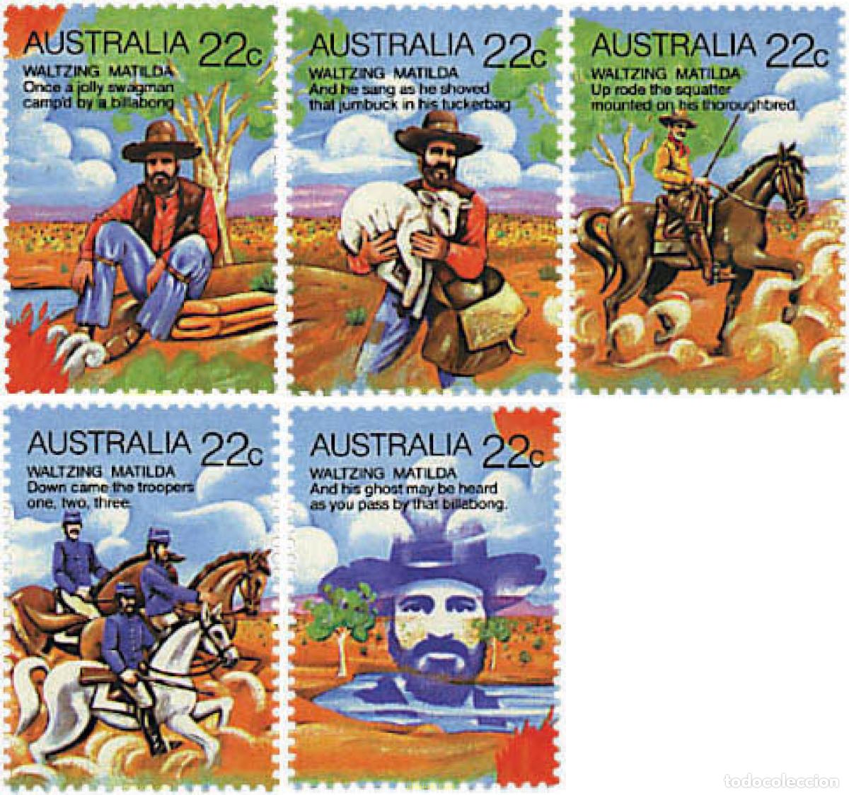 Sellos: 48108 MNH AUSTRALIA 1980 FOLCLORE AUSTRALIANO