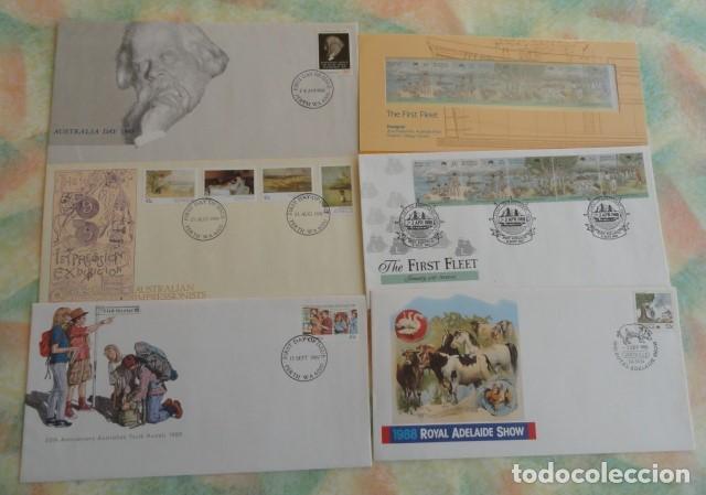 Sellos: AUSTRALIA COLECCI&Oacute;N 20 SOBRES PRIMER DIA MUCHAS TEM&Aacute;TICAS OPORTUNIDAD &Uacute;NICA