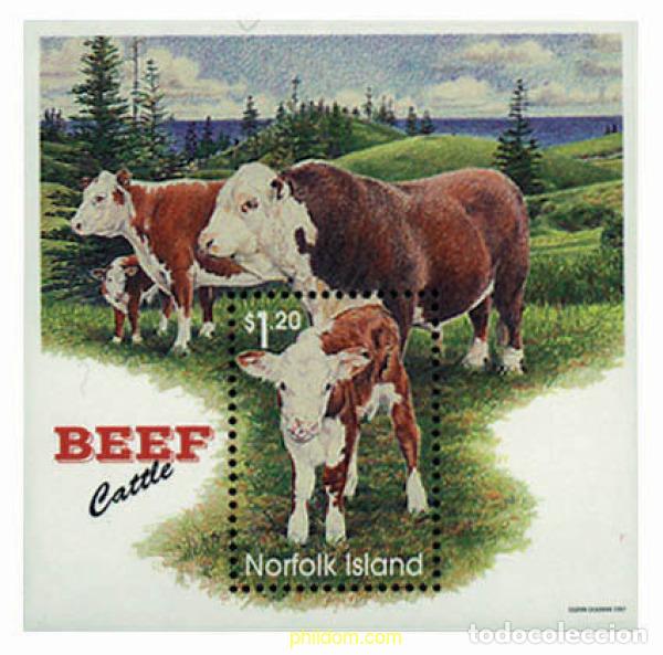 Sellos: 44870 MNH NORFOLK 1997 BOVIDOS