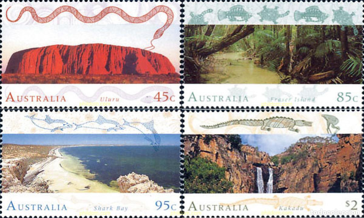Sellos: 43041 MNH AUSTRALIA 1993 PATRIMONIO MUNDIAL EN AUSTRALIA