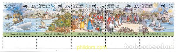 Sellos: 147548 MNH AUSTRALIA 1987 BICENTENARIO DE LOS PRIMEROS COLONOS EN AUSTRALIA
