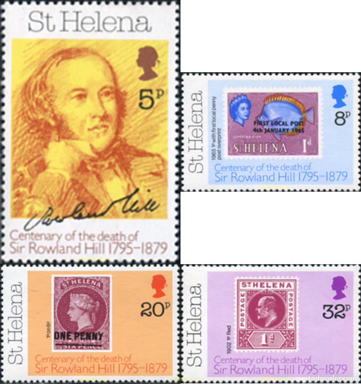 Sellos: 57519 MNH SANTA ELENA 1979 CENTENARIO DE LA MUERTE DE SIR ROWLAND HILL