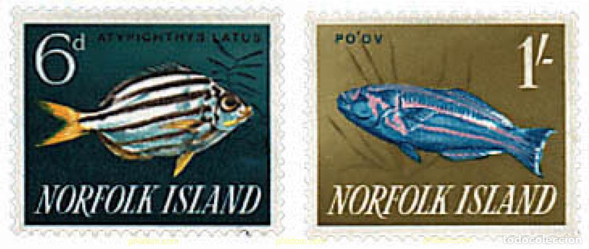 Sellos: 212571 MNH NORFOLK 1962 MOTIVOS VARIOS