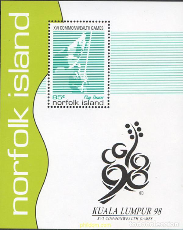 Sellos: 44881 MNH NORFOLK 1998 XVI JUEGOS DEPORTIVOS DE LA COMMONWEALTH