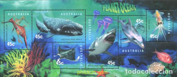 Sellos: 31100 MNH AUSTRALIA 1998 FAUNA MARINA