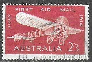 Sellos: SELLO USADO DE AUSTRALIA 1964, CORREO AEREO YT 13