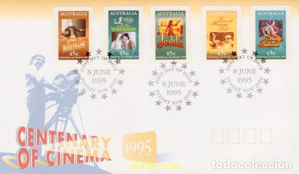 Sellos: 410090 MNH AUSTRALIA 1995 100 ANIVERSARIO DEL CINE