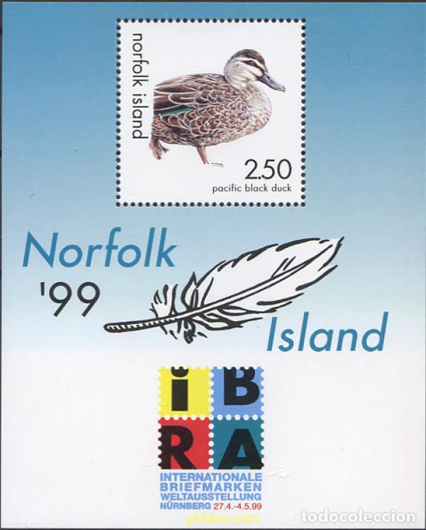 Sellos: 41885 MNH NORFOLK 1999 IBRA 99. EXPOSICION FILATELICA INTERNACIONAL