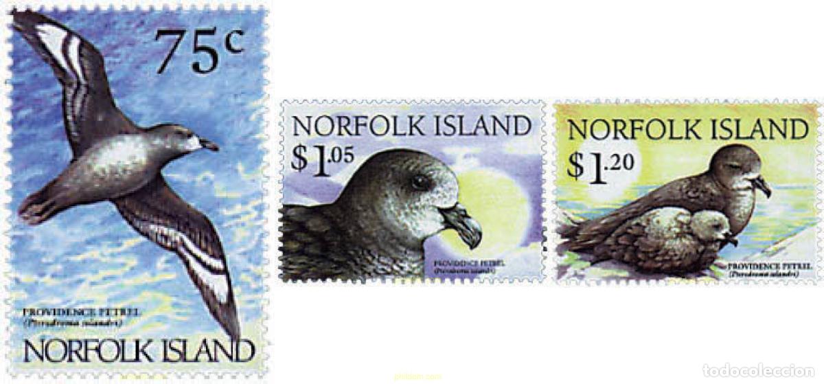 Sellos: 41887 MNH NORFOLK 1999 AVES