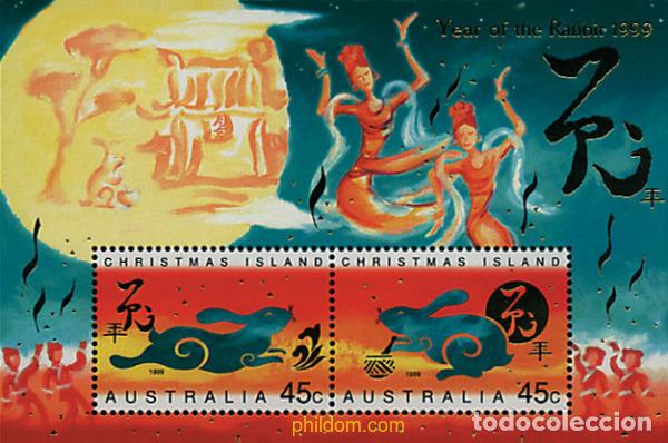 Sellos: 37787 MNH CHRISTMAS 1999 A&Ntilde;O LUNAR CHINO - A&Ntilde;O DEL CONEJO