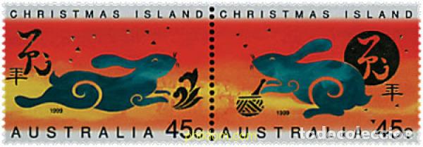 Sellos: 6418 MNH CHRISTMAS 1999 A&Ntilde;O LUNAR CHINO - A&Ntilde;O DEL CONEJO