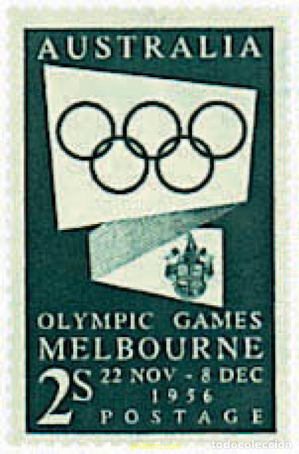 Sellos: 42931 MNH AUSTRALIA 1955 16 JUEGOS OLIMPICOS VERANO MELBOURNE 1956
