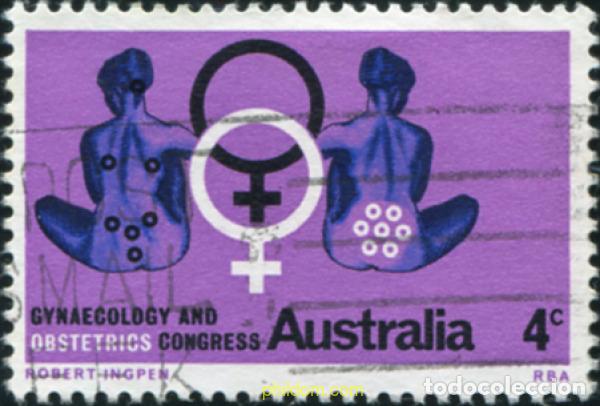 Sellos: 790146 USED AUSTRALIA 1967 5 CONGRESO INTERNACIONAL DE GINECOLOGIA