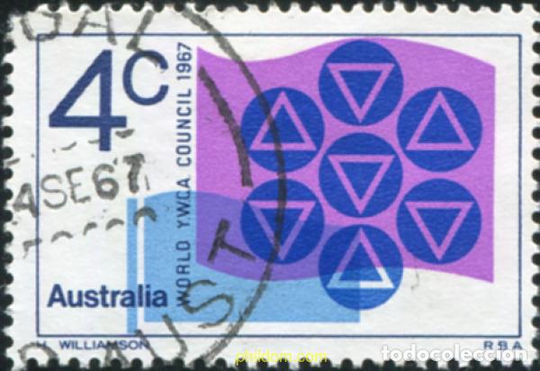 Sellos: 790145 USED AUSTRALIA 1967 CONSEJO INTERNACIONAL DE JOVENES CRISTIANOS EN VICTORIA