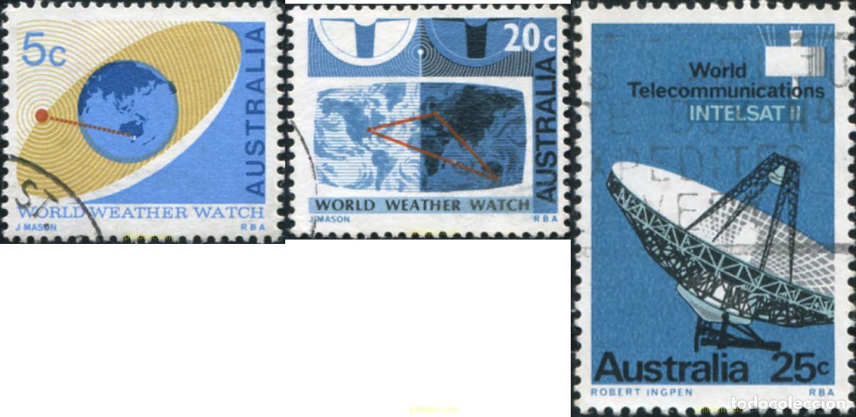 Sellos: 790151 USED AUSTRALIA 1968 SATELITES ARTIFICIALES
