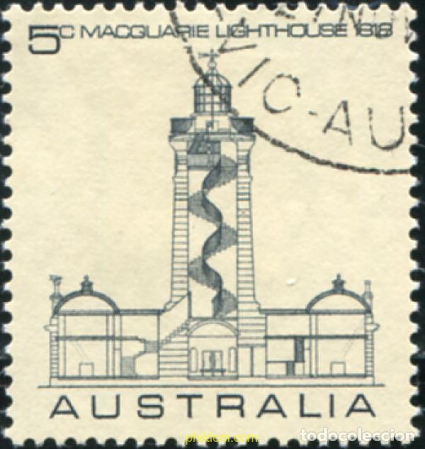 Sellos: 790158 USED AUSTRALIA 1968 150 ANIVERSARIO DEL FARO DE MACQUARIE