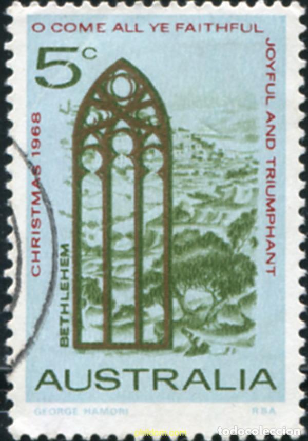 Sellos: 790157 USED AUSTRALIA 1968 NAVIDAD