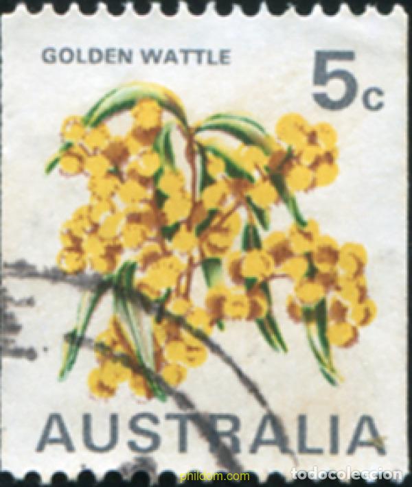 Sellos: 790164 USED AUSTRALIA 1970 FLORES