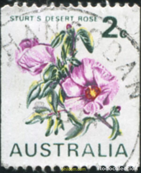 Sellos: 790166 USED AUSTRALIA 1971 FLORES