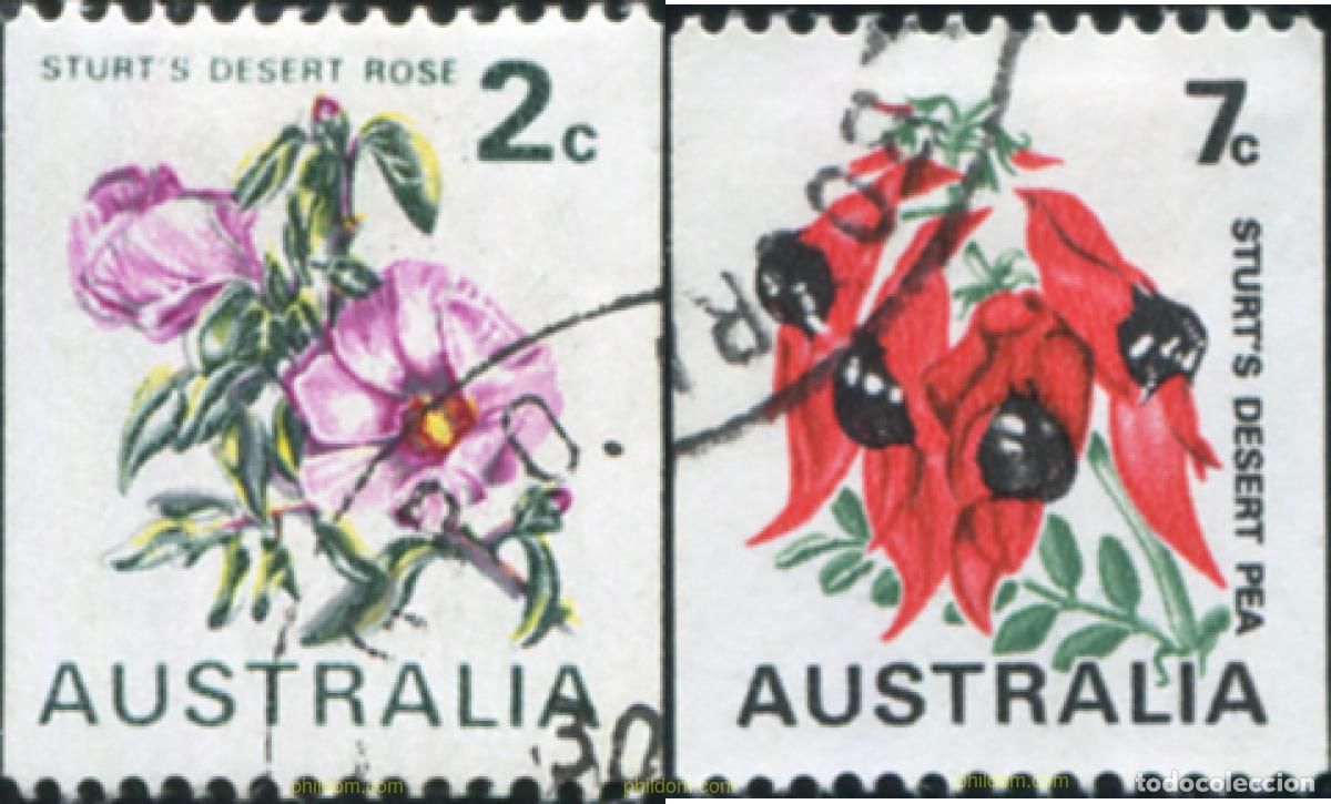 Sellos: 790165 USED AUSTRALIA 1971 FLORES