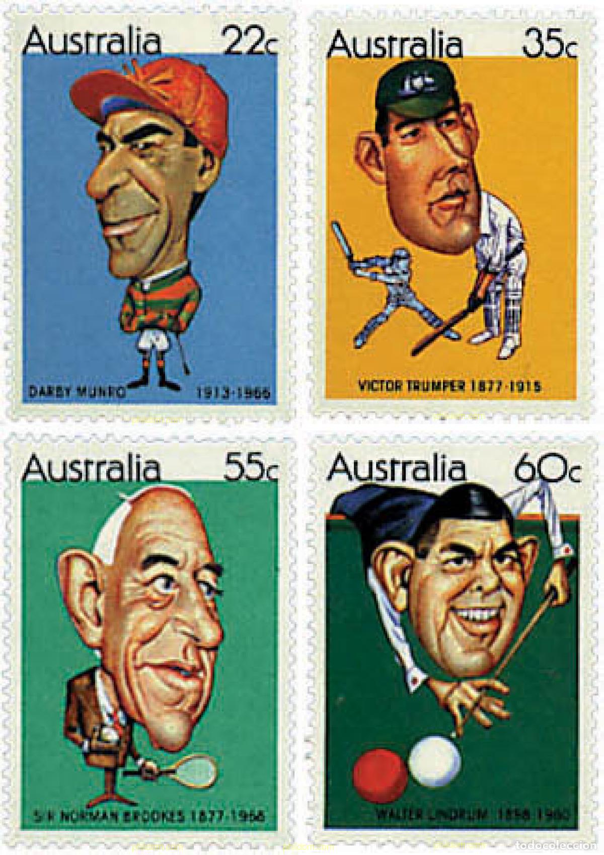 Sellos: 47978 MNH AUSTRALIA 1981 PERSONALIDADES DEPORTIVAS AUSTRALIANAS