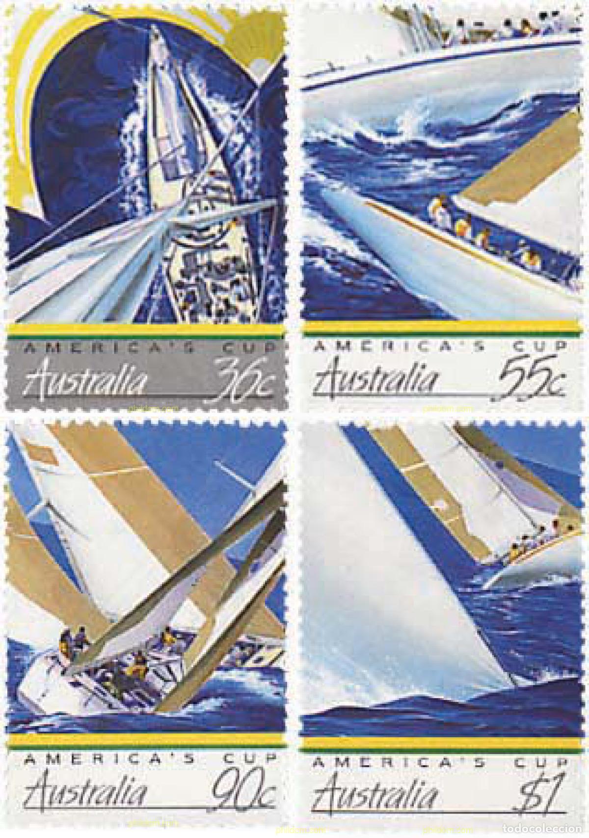 Sellos: 43014 MNH AUSTRALIA 1987 COPA DE AMERICA