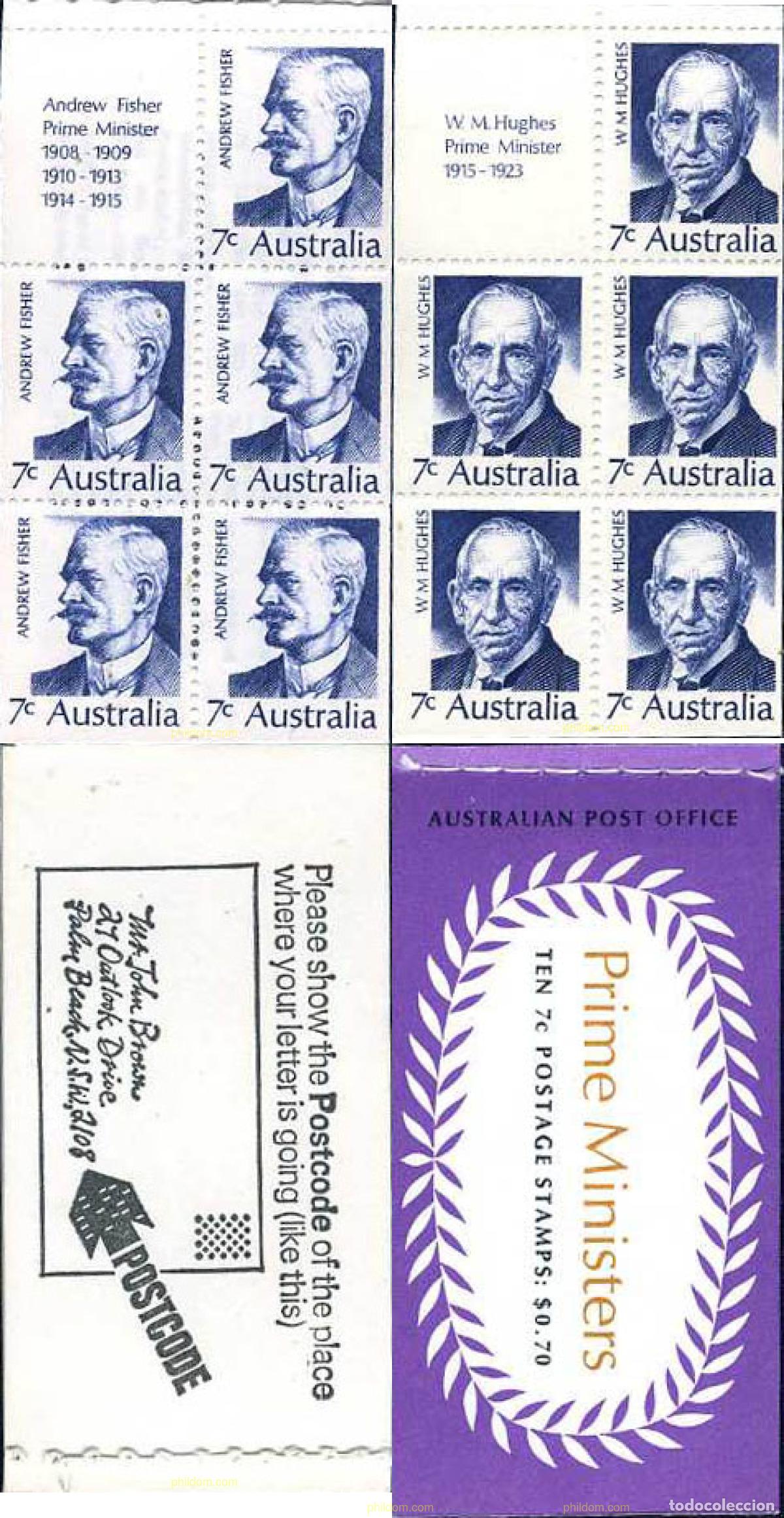 Sellos: 161239 MNH AUSTRALIA 1972 MOTIVOS VARIOS