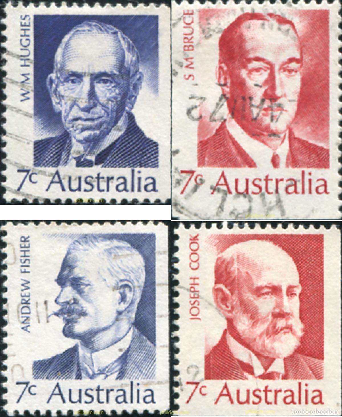 Sellos: 790197 USED AUSTRALIA 1972 MOTIVOS VARIOS