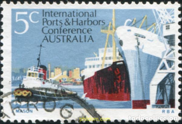Sellos: 790203 USED AUSTRALIA 1969 6 CONFERENCIA DE PUERTOS