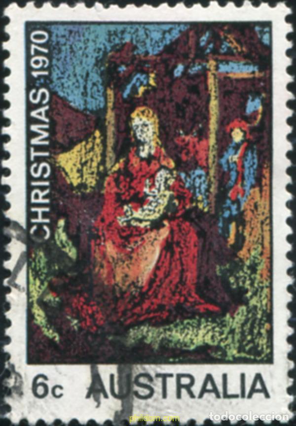 Sellos: 790215 USED AUSTRALIA 1970 NAVIDAD